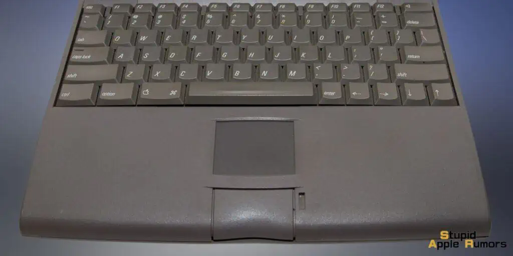 Which was the first laptop with trackpad